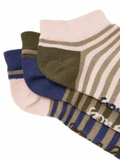 Pink 3 Pack Trainer Socks -UK Clothing Sales 2024 U75289s3